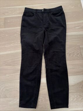 LOFT Black Skinny Corduroy Pants - Classic Five-Pocket Style